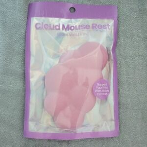Cloud Mouse Rest Foam Wrist Support Pink Comfort Desk Pastel Kawaii Girlypop